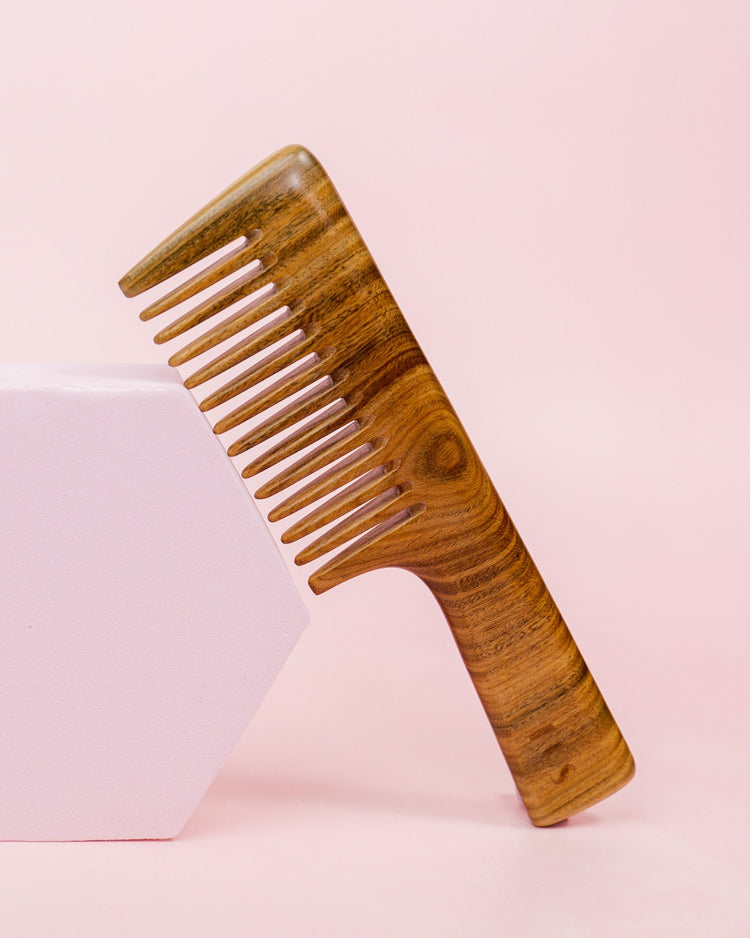 Sandalwood Thick Comb - Meraki Curlz