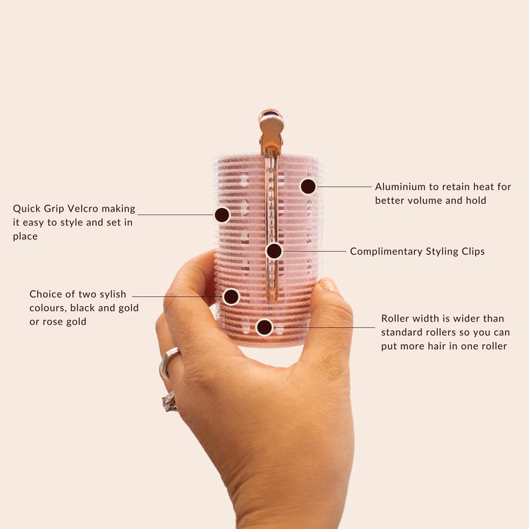 The Marilyn Set - Xtra Wide Quick Grip Rollers - Meraki Curlz