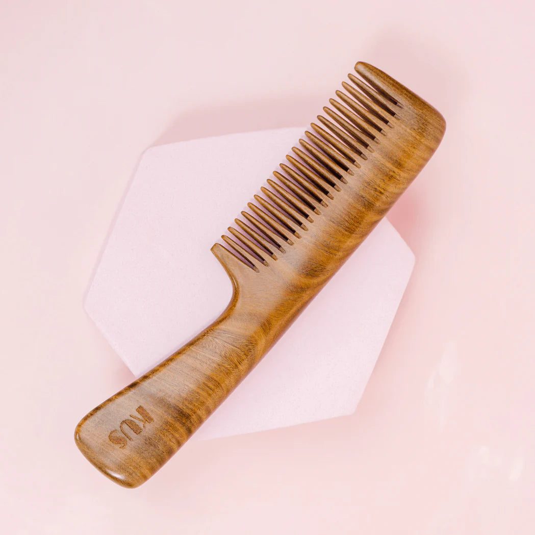 Sandalwood Thin Comb - Meraki Curlz