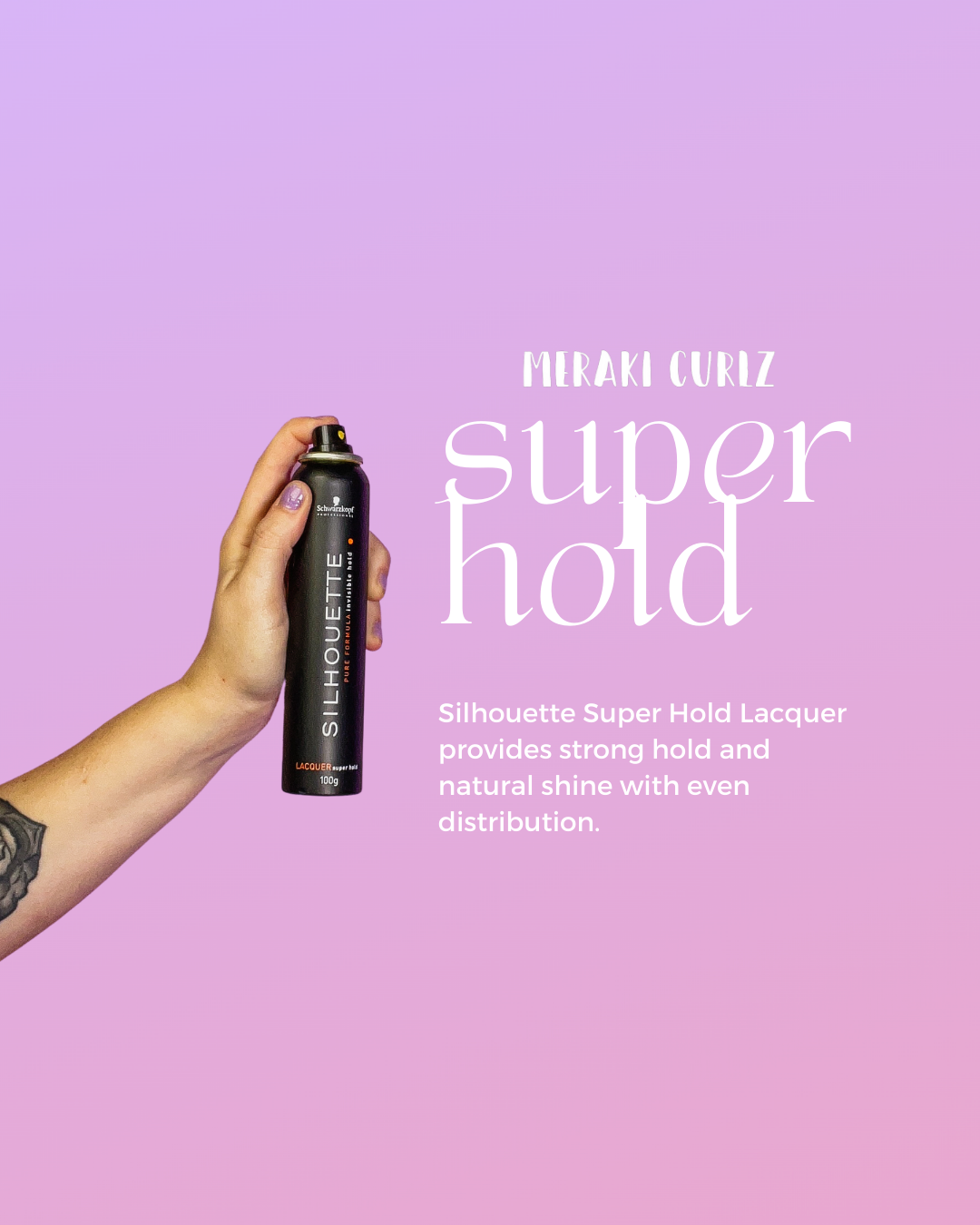 Schwarzkopf Silhouette Super Hold Lacquer Hairspray - merakicurlz